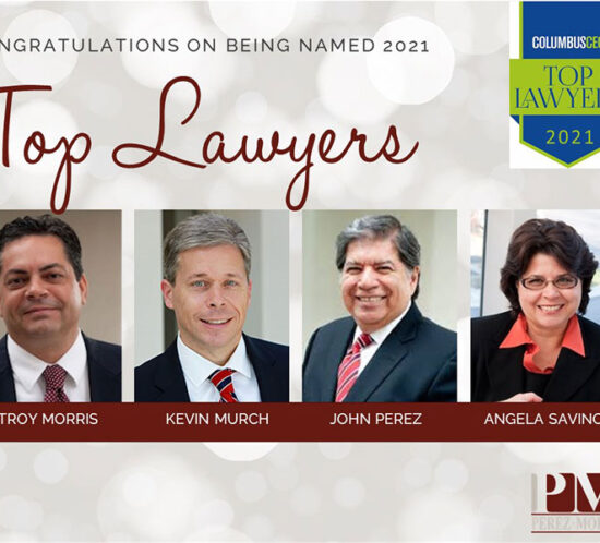 Troy Morris, Kevin Murch, Juan Perez, and Angela Savino Named 2021 Top Lawyers by Martindale-Hubbell and Columbus CEO