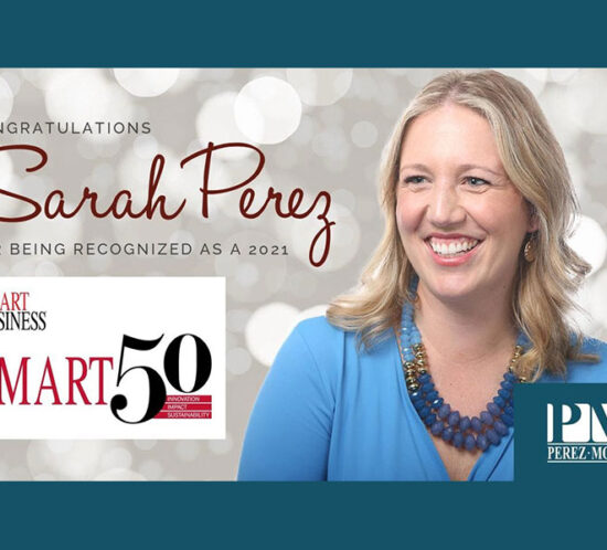 Sarah Perez Smart 50 Honoree graphic