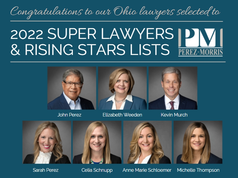 Perez Morris Super Lawyers and Rising Stars graphic