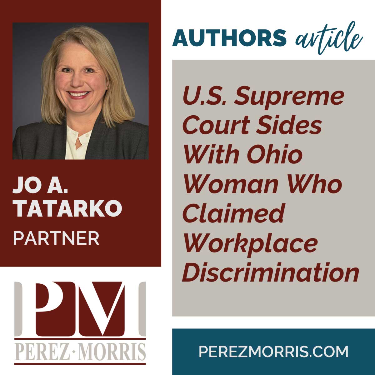 U.S. Supreme Court Sides With Ohio Woman Who Claimed Workplace Discrimination