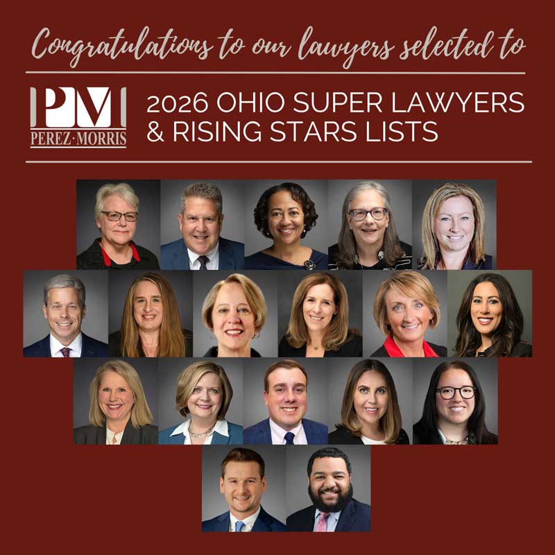 18 Perez Morris attorneys named to 2026 Ohio Super Lawyers and Rising Stars
