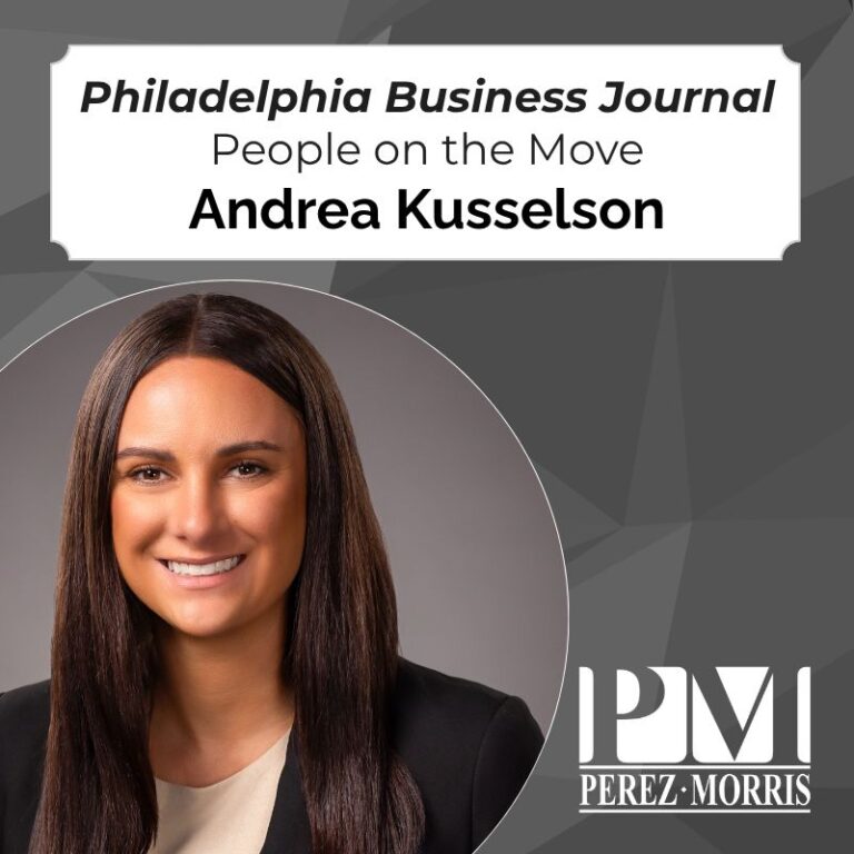 Andrea Kusselson featured in Philadelphia Business Journal’s People on the Move