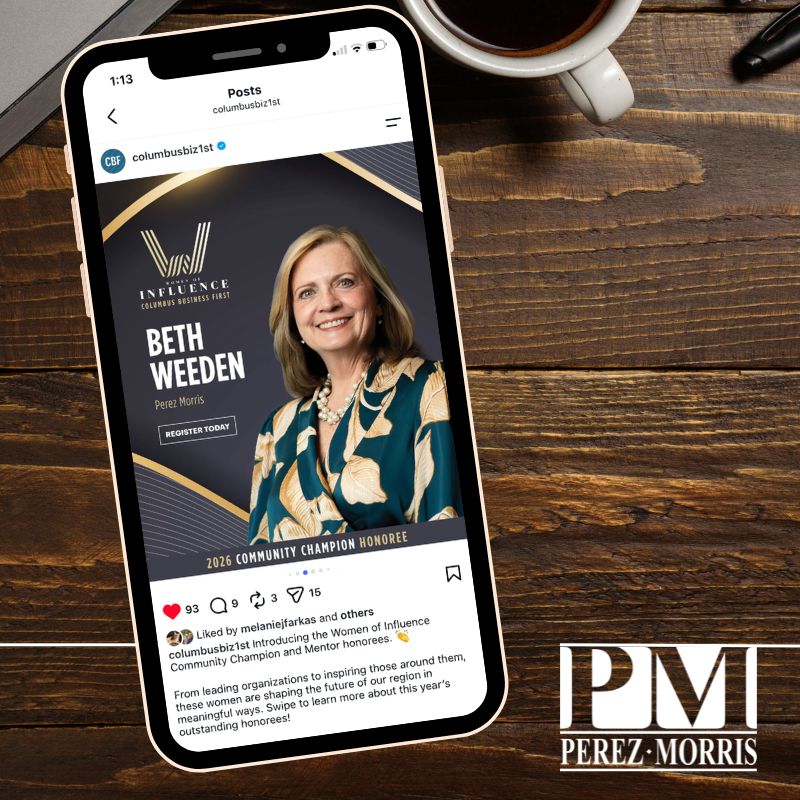 Elizabeth Weeden Honored as a Columbus Business First Woman of Influence